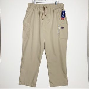 Cherokee Men's Drawstring Cargo Scrub Pants